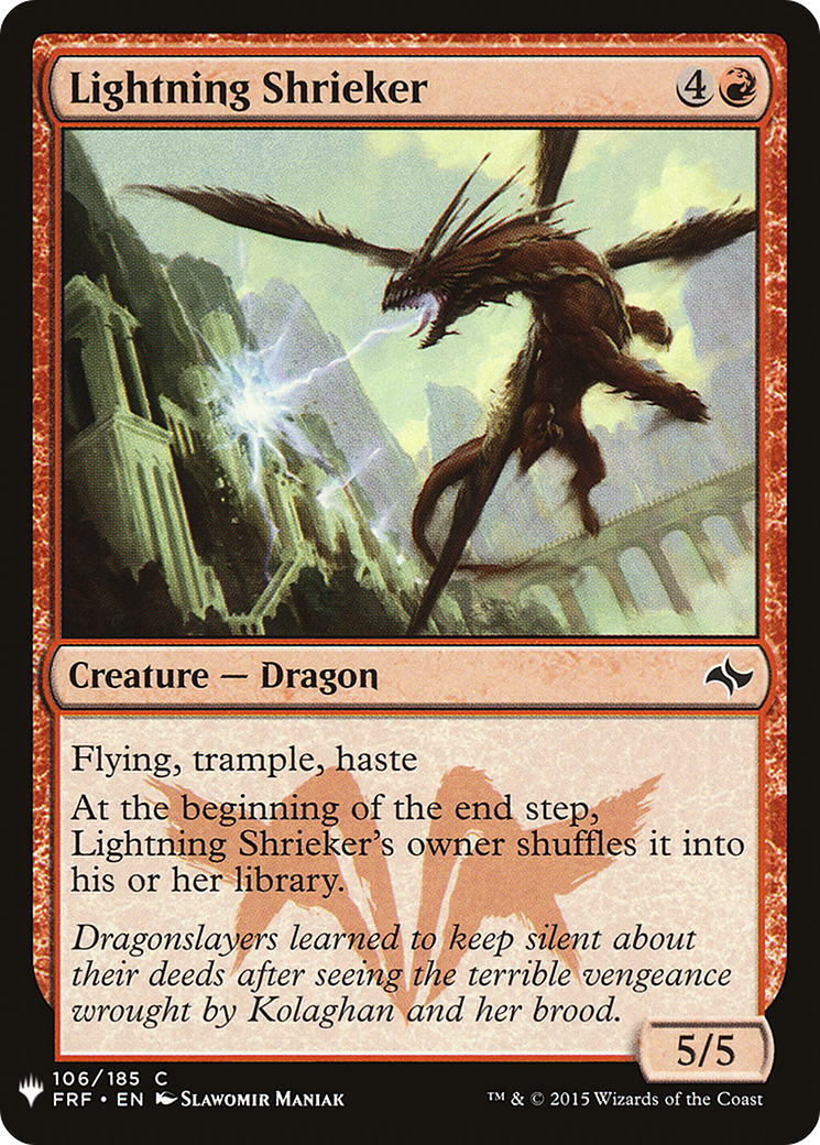 Lightning Shrieker (PLST) #FRF-106 [EN/N]