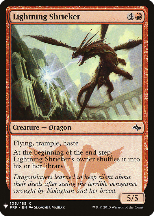 Lightning Shrieker (PLST) #FRF-106 [EN/N]