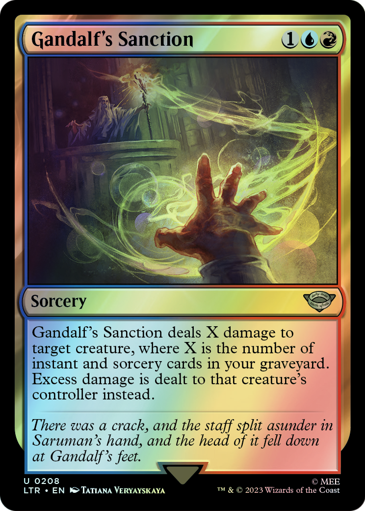 Gandalf's Sanction (LTR) #208 [EN/F]