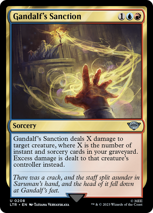 Gandalf's Sanction (LTR) #208 [EN/N] s/o