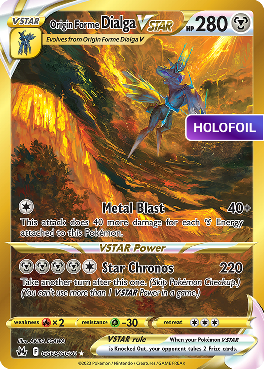 Origin Forme Dialga VSTAR (Secret) (CRZ:GG) #GG68 [EN/H]
