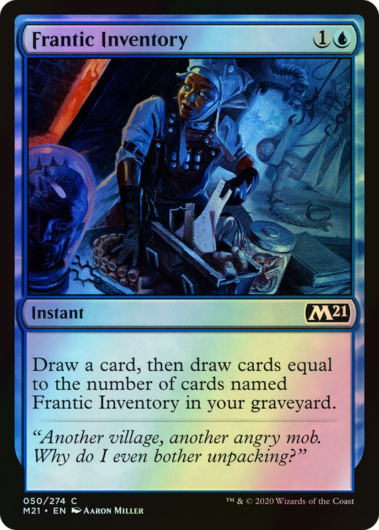 Frantic Inventory (M21) #50 [EN/F] s/o
