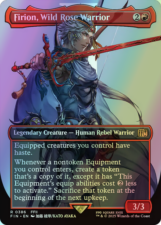 Firion, Wild Rose Warrior (FIN) #386 [EN/F] s/o
