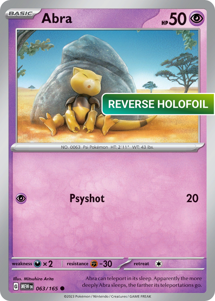 Abra (MEW) #63 [EN/R] s/o