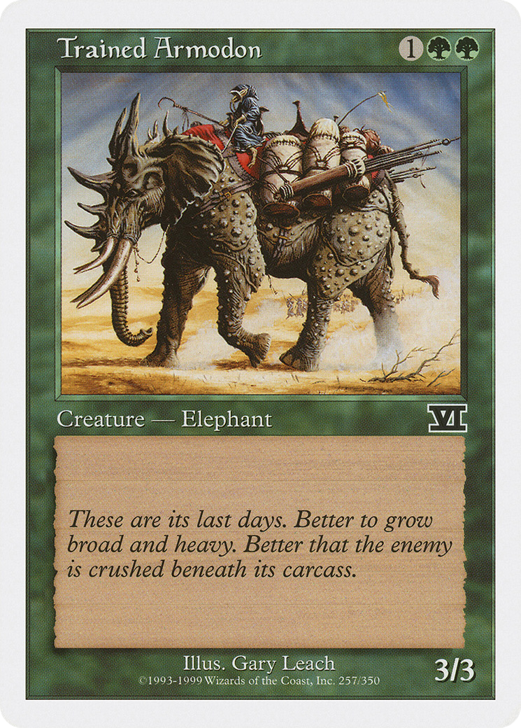 Trained Armodon (6ED) #257 [EN/N]