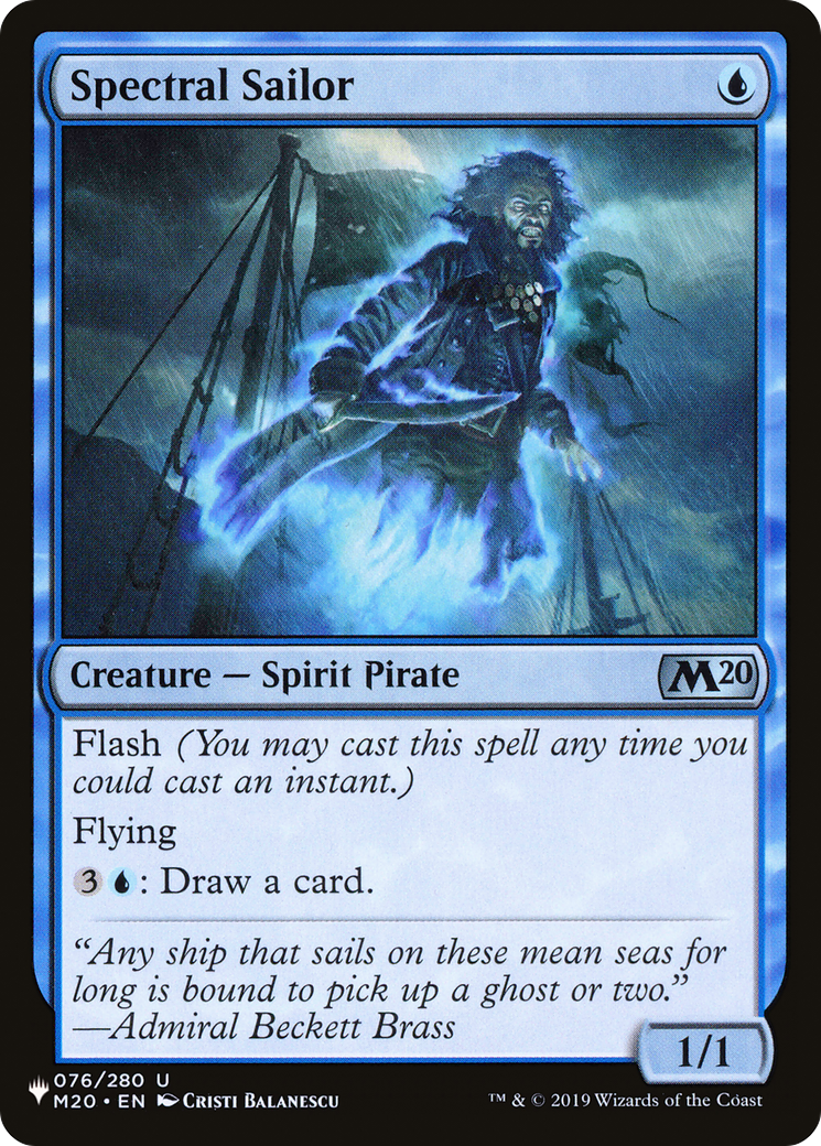 Spectral Sailor (PLST) #M20-76 [EN/N] s/o