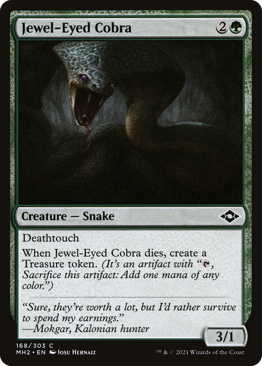 Jewel-Eyed Cobra (MH2) #168 [EN/N] s/o