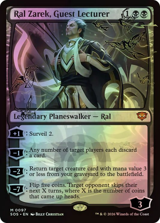 Ral Zarek, Guest Lecturer (SOS) #97 [EN/F] s/o