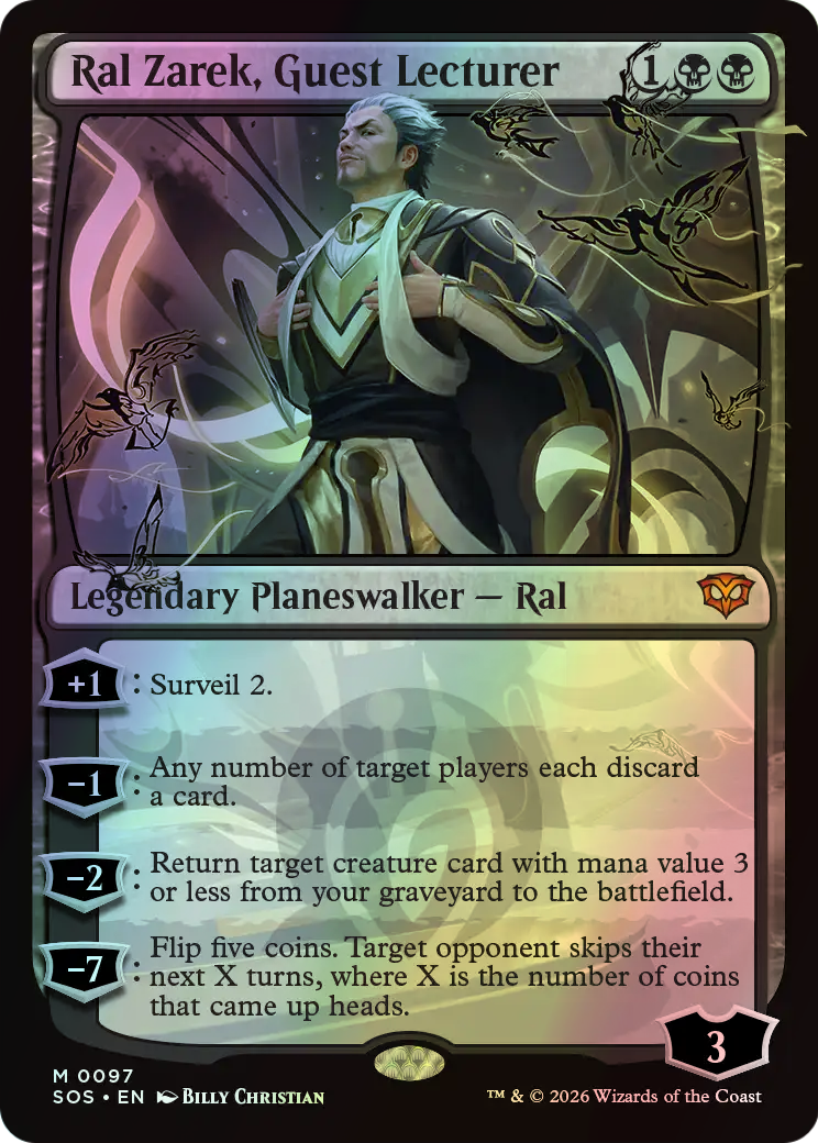 Ral Zarek, Guest Lecturer (SOS) #97 [EN/F] s/o
