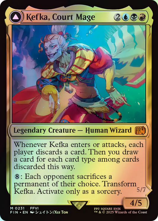 Kefka, Court Mage // Kefka, Ruler of Ruin (FIN) #231 [EN/F] s/o