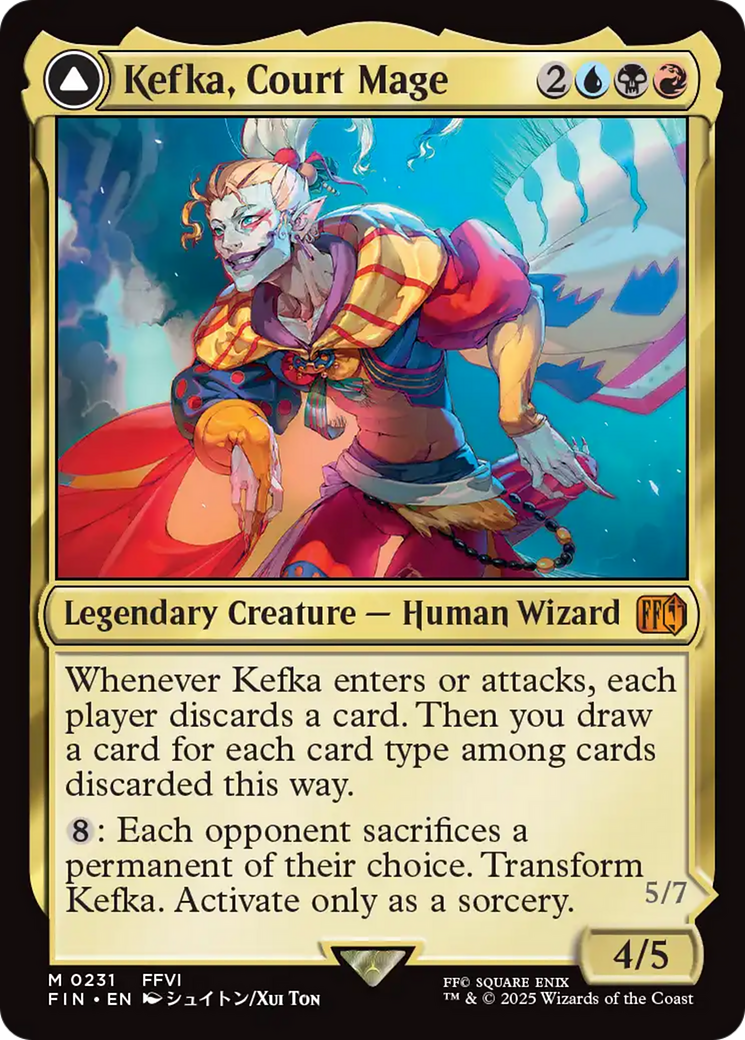 Kefka, Court Mage // Kefka, Ruler of Ruin (FIN) #231 [EN/N]