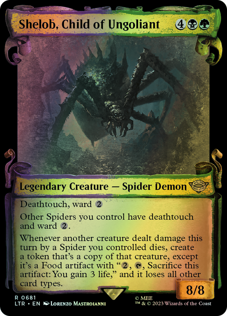 Shelob, Child of Ungoliant - Silver Foil (LTR) #681 [EN/F] s/o