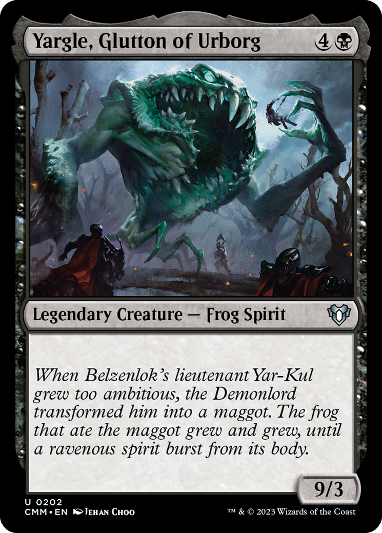 Yargle, Glutton of Urborg (CMM) #202 [EN/N] s/o
