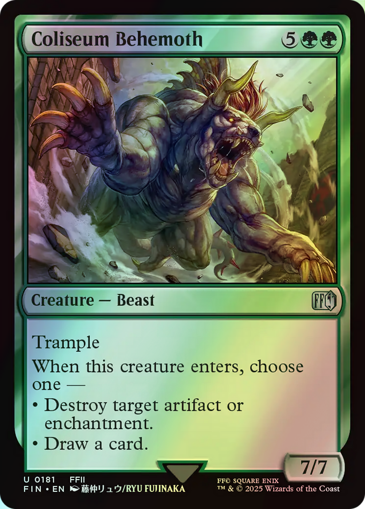 Coliseum Behemoth (FIN) #181 [EN/F]