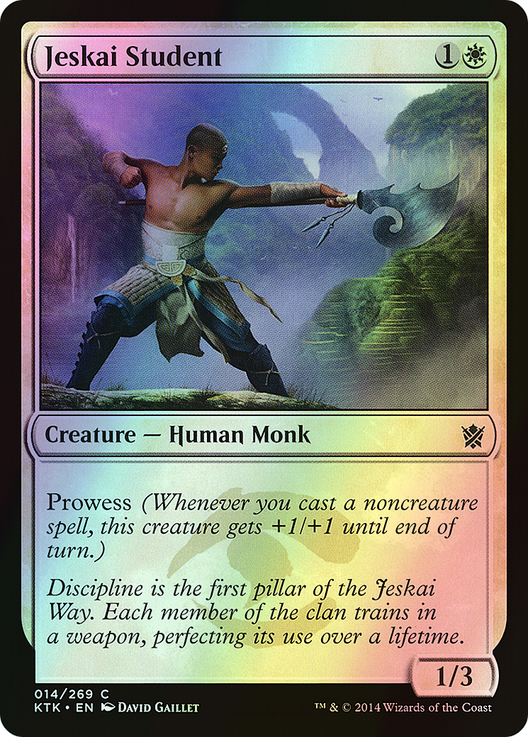 Jeskai Student (KTK) #14 [EN/F]