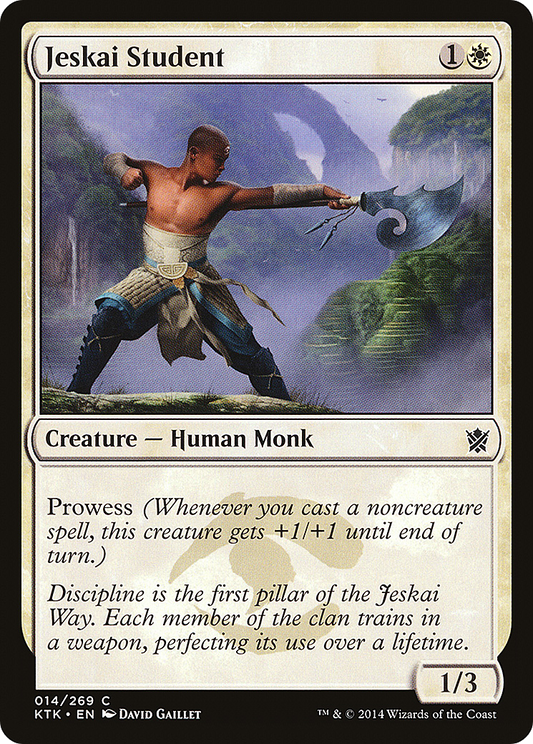 Jeskai Student (KTK) #14 [EN/N]