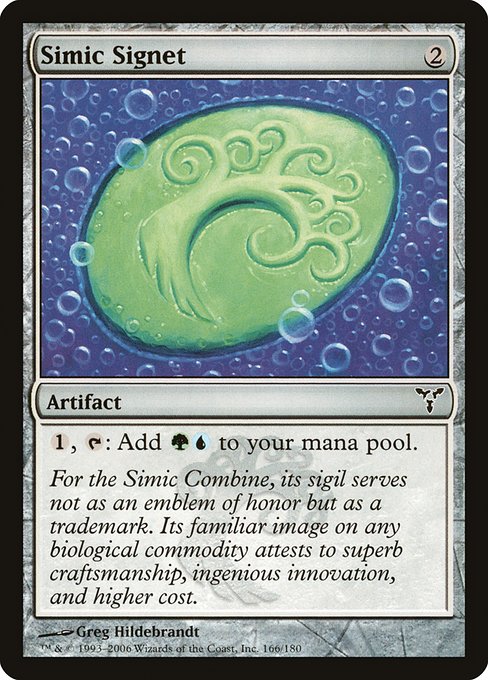 Simic Signet (DIS) #166 [EN/N] s/o