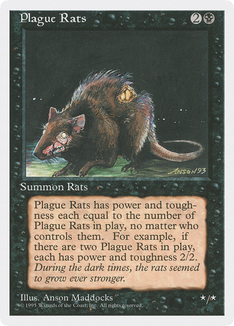 Plague Rats (4ED) #154 [EN/N]