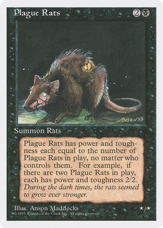 Plague Rats (4ED) #154 [EN/N]