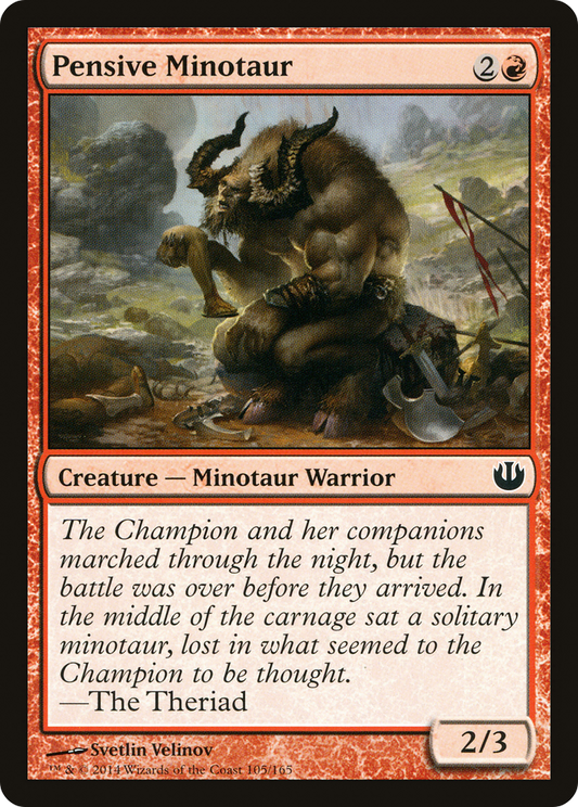 Pensive Minotaur (JOU) #105 [EN/N]