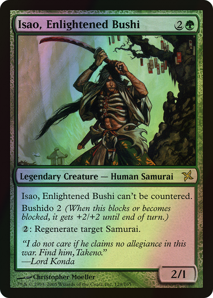 Isao, Enlightened Bushi (BOK) #129 [EN/F] s/o