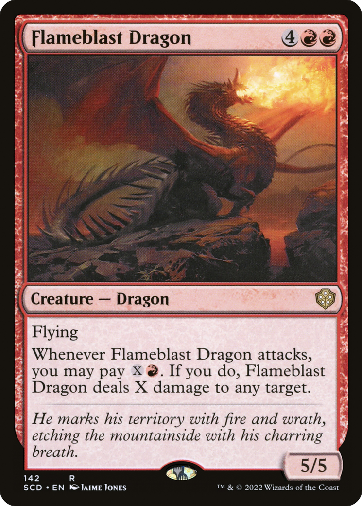 Flameblast Dragon (SCD) #142 [EN/N] s/o