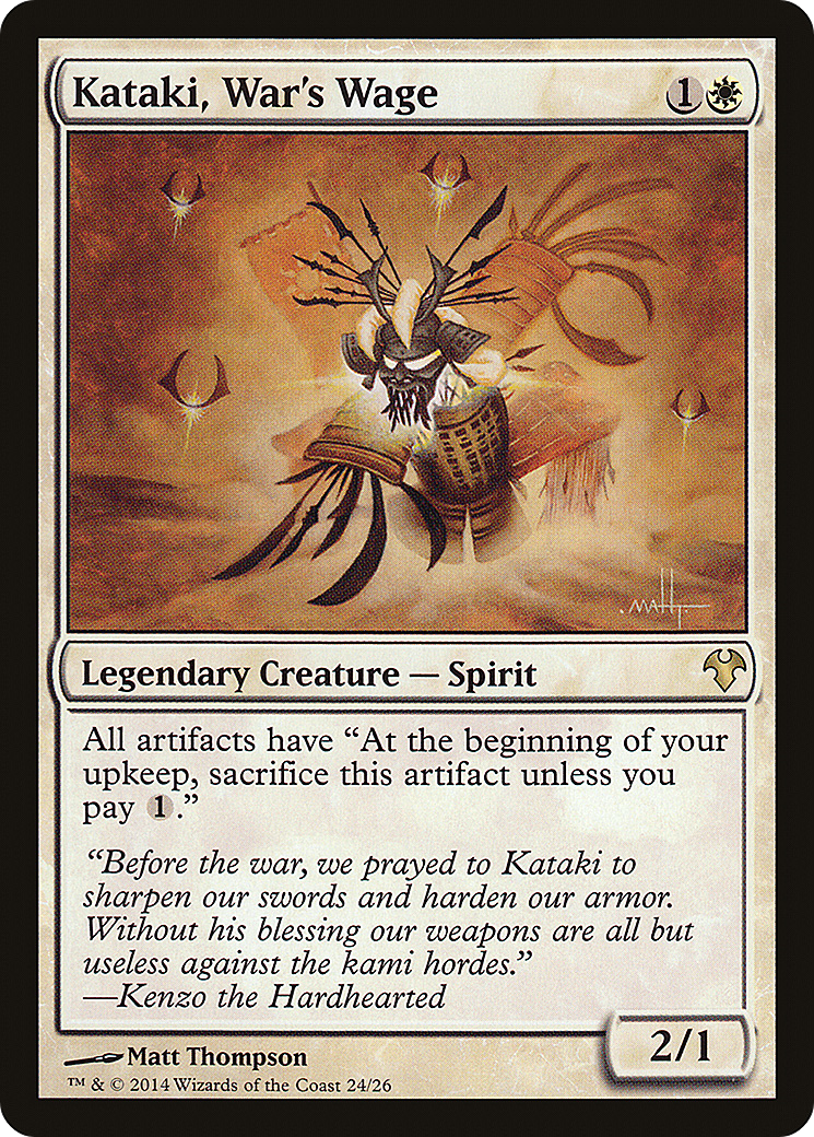 Kataki, War's Wage (MD1) #24 [EN/N] s/o