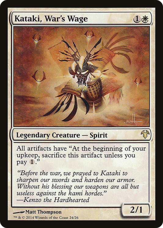 Kataki, War's Wage (MD1) #24 [EN/N] s/o