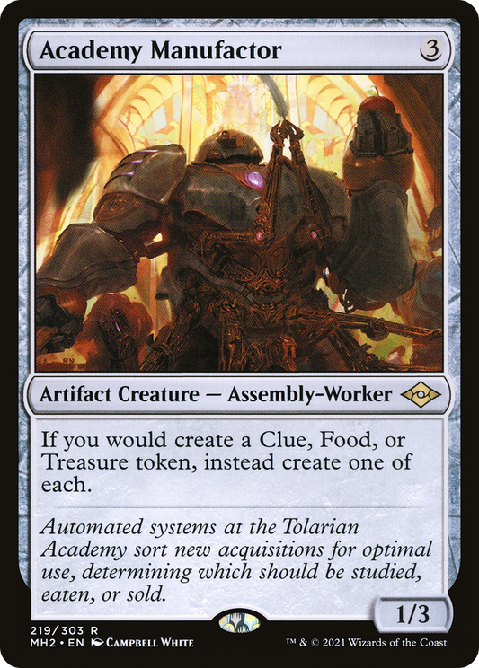 Academy Manufactor (MH2) #219 [EN/N] s/o