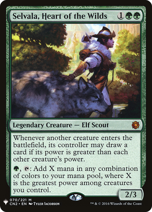 Selvala, Heart of the Wilds (PLST) #CN2-70 [EN/N] s/o