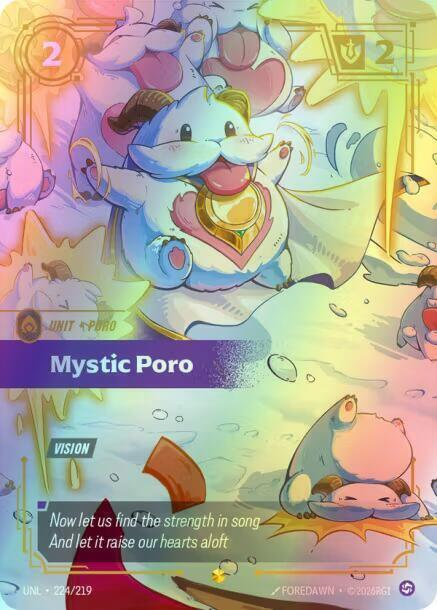 Mystic Poro (Overnumbered) (UNL) #224 [EN/F]