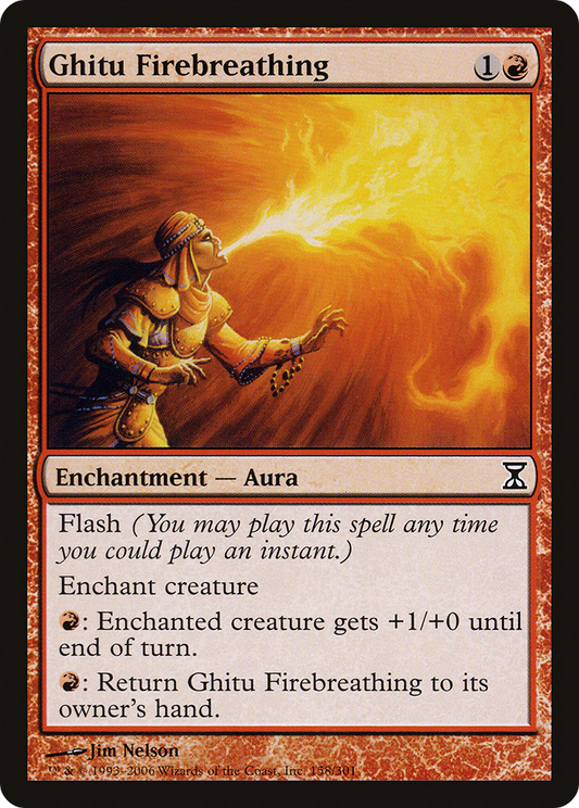 Ghitu Firebreathing (TSP) #158 [EN/N] s/o