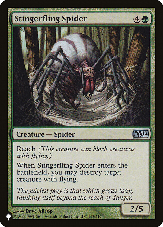 Stingerfling Spider (PLST) #M12-197 [EN/N]