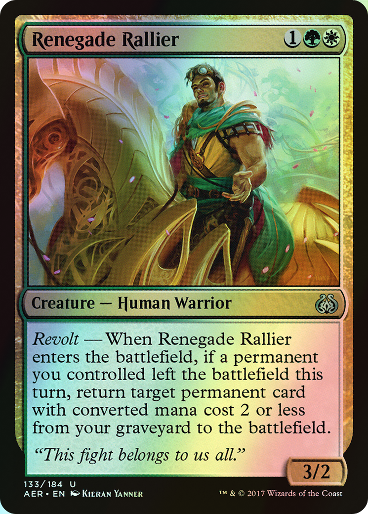 Renegade Rallier (AER) #133 [EN/F] s/o