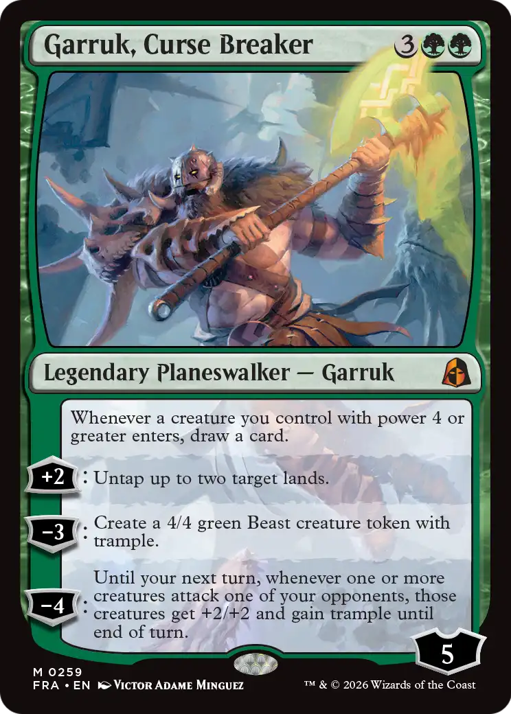 Garruk, Curse Breaker (FRA) #259 [EN/N]