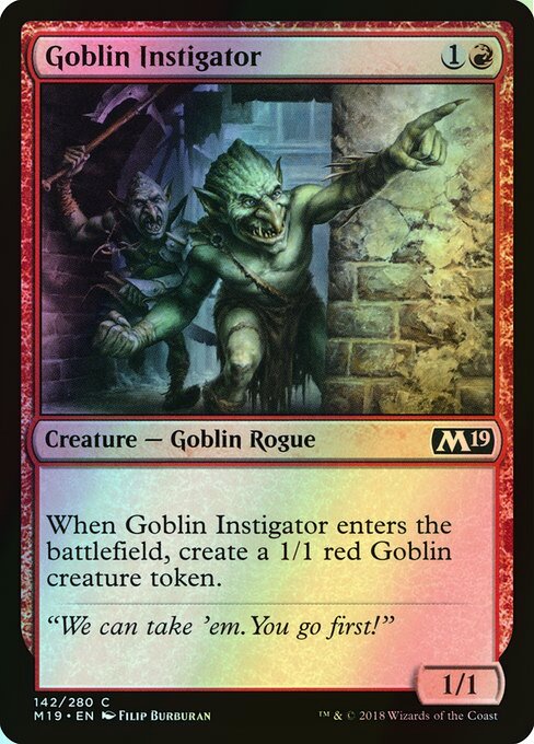 Goblin Instigator (M19) #142 [EN/F] s/o