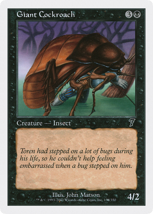 Giant Cockroach (7ED) #138 [EN/N]