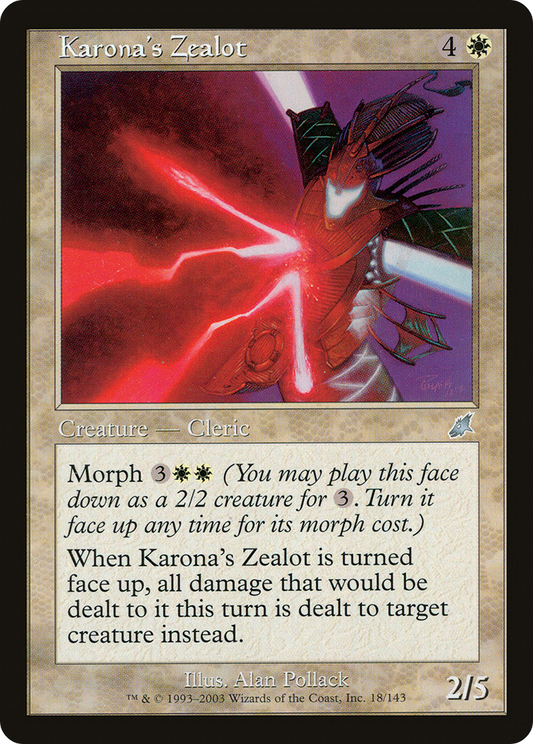 Karona's Zealot (SCG) #18 [EN/N]