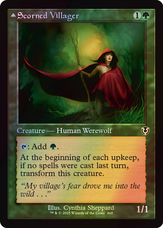 Scorned Villager // Moonscarred Werewolf (INR) #468 [EN/F]