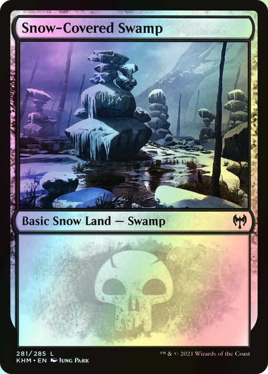 Snow-Covered Swamp (KHM) #281 [EN/F] s/o