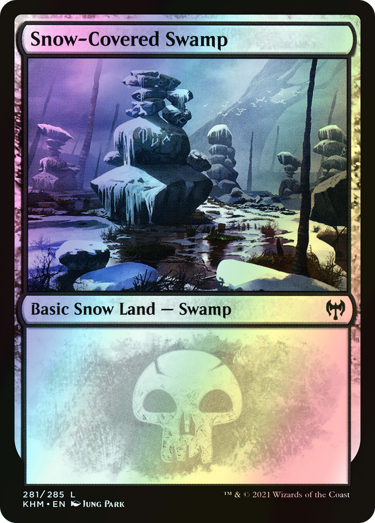 Snow-Covered Swamp (KHM) #281 [EN/F] s/o