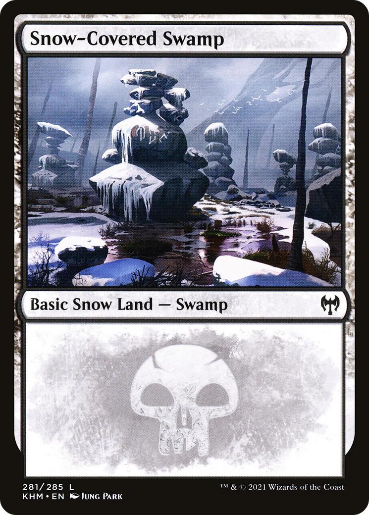 Snow-Covered Swamp (KHM) #281 [EN/N] s/o