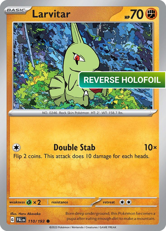 Larvitar (PAL) #110 [EN/R]