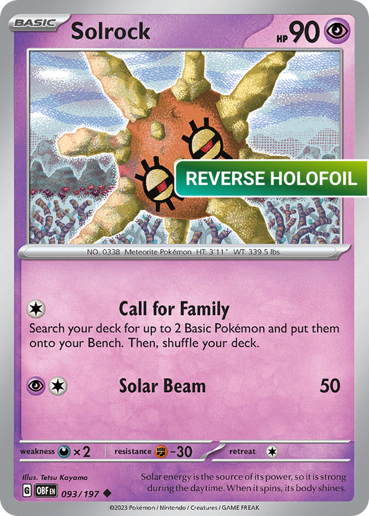 Solrock (OBF) #093 [EN/R] s/o
