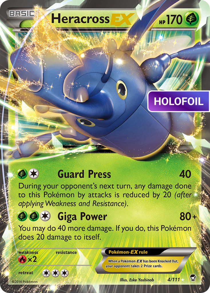 Heracross EX (FFI) #4 [EN/H] s/o