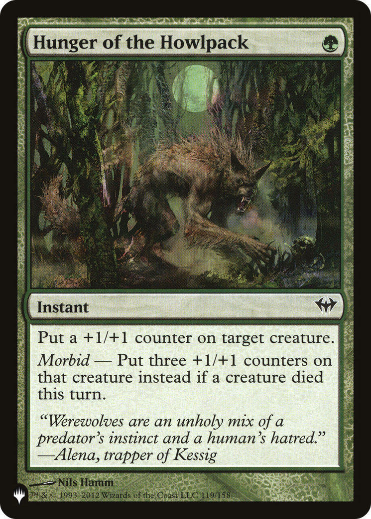 Hunger of the Howlpack (PLST) #DKA-119 [EN/N]