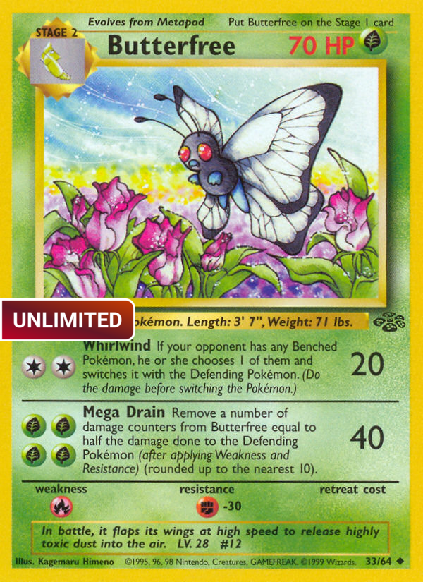 Butterfree (JU) #33 [EN/U] s/o