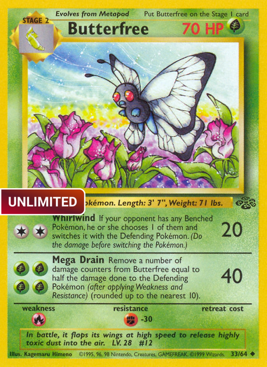 Butterfree (JU) #33 [EN/U] s/o