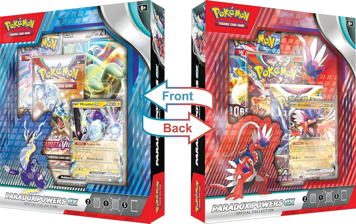 Pokémon TCG: Paradox Powers ex Special Collection (limit 1 per customer)