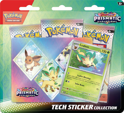 Pokémon TCG: Scarlet & Violet SV8.5 Tech Sticker Collection - Leafeon (Limit of 1 per customer)